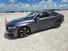 2018 Honda Accord Sport Gray vin: 1HGCV1F34JA155721