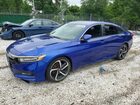 2018 Honda Accord Sport Blue vin: 1HGCV1F34JA253955