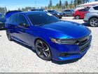 2021 Honda Accord Sport Синий vin: 1HGCV1F35MA019506