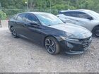 2022 Honda Accord Sport Черный vin: 1HGCV1F35NA071767