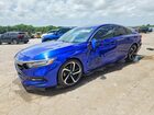 2018 Honda Accord Sport Blue vin: 1HGCV1F36JA151654