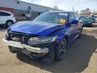 2018 Honda Accord Sport Blue vin: 1HGCV1F37JA007756