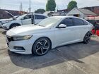 2018 Honda Accord Sport White vin: 1HGCV1F37JA213854