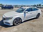 2018 Honda Accord Sport White vin: 1HGCV1F38JA063866