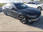 2022 Honda Accord Sport Черный vin: 1HGCV1F38NA123277