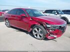 2018 Honda Accord Touring Red vin: 1HGCV1F91JA194366