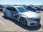 2021 Honda Accord Sport 2.0t Silver vin: 1HGCV2F31MA019587