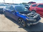 2021 Honda Accord Sport 2.0t Blue vin: 1HGCV2F35MA013470