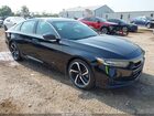 2022 Honda Accord Sport 2.0t Black vin: 1HGCV2F3XNA004409