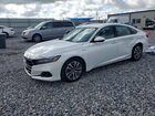 2022 Honda Accord Hybrid Exl White vin: 1HGCV3F50NA018603