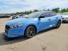 2017 Nissan Maxima 3.5 S Blue vin: 1N4AA6AP0HC431728