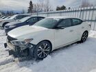 2016 Nissan Maxima Sv White vin: 1N4AA6AP6GC419307