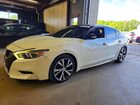 2017 Nissan Maxima 3.5sv White vin: 1N4AA6AP6HC403027
