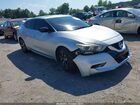 2016 Nissan Maxima 3.5 S Silver vin: 1N4AA6AP7GC389962