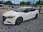 2017 Nissan Maxima 3.5 S White vin: 1N4AA6AP9HC439326
