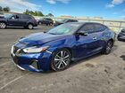 2021 Nissan Maxima Sv Blue vin: 1N4AA6CV3MC509148