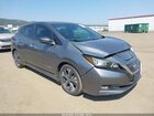 2019 Nissan Leaf Sv Gray vin: 1N4AZ1CP2KC312613