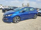 2018 Nissan Leaf S Blue vin: 1N4AZ1CP3JC316880