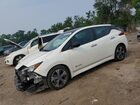 2018 Nissan Leaf S/sv/sl White vin: 1N4AZ1CP7JC316364