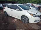2018 Nissan Leaf Sl White vin: 1N4AZ1CP8JC313246