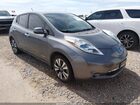 2017 Nissan Leaf Sl Серый vin: 1N4BZ0CP6HC307440