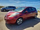 2016 Nissan Leaf Sv Maroon vin: 1N4BZ0CP9GC305650