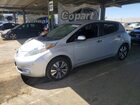 2016 Nissan Leaf Sv Silver vin: 1N4BZ0CP9GC310718