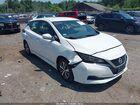 2020 Nissan Leaf S Plus 62 Kwh White vin: 1N4BZ1BP2LC308858