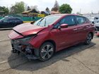 2019 Nissan Leaf Sv Plus Maroon vin: 1N4BZ1CP5KC319107