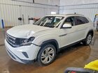 2021 Volkswagen Atlas Cross Sport Sel White vin: 1V2BC2CA9MC225455