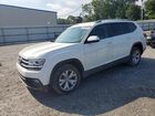 2018 Volkswagen Atlas Se White vin: 1V2CR2CA6JC562065