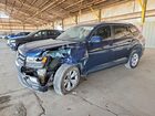 2019 Volkswagen Atlas Se Синий vin: 1V2UR2CA0KC558308