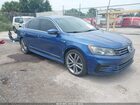 2017 Volkswagen Passat 1.8t R-line Blue vin: 1VWDT7A38HC058245