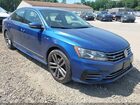 2017 Volkswagen Passat 1.8t R-line Blue vin: 1VWDT7A3XHC056528