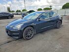 2019 Tesla Model 3 Black vin: 5YJ3E1EAXKF416096