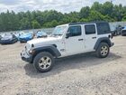 2021 Jeep Wrangler Unlimited Sport Белый vin: 1C4HJXKN8MW672697