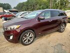 2017 Kia Sorento Sx V6 Burgundy vin: 5XYPKDA56HG221344