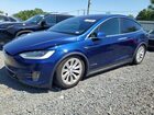 2017 Tesla Model X Синий vin: 5YJXCBE24HF054703