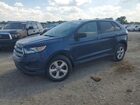 2017 Ford Edge Se Blue vin: 2FMPK3G95HBC52282