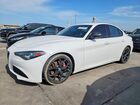2019 Alfa Romeo Giulia White vin: ZARFAMAN7K7622765