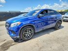 2019 Mercedes-benz Gle Coupe 43 Amg Blue vin: 4JGED6EB2KA134380