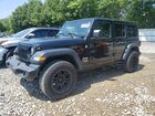 2018 Jeep Wrangler Unlimited Sport Black vin: 1C4HJXDG1JW289520