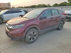 2017 Honda Cr-v Lx Burgundy vin: 5J6RW5H37HL001474