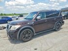 2017 Nissan Armada Platinum Коричневый vin: JN8AY2ND5H9009809