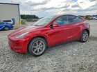 2024 Tesla Model Y Red vin: 7SAYGDEE0RA233661