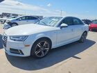 2017 Audi A4 Premium Plus White vin: WAUENAF44HN025213