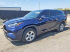 2022 Toyota Highlander L Blue vin: 5TDCZRAH7NS546164