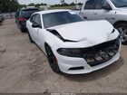 2018 Dodge Charger Sxt Rwd White vin: 2C3CDXBG1JH336097