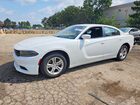 2022 Dodge Charger Sxt White vin: 2C3CDXBG2NH219571