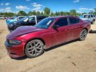 2022 Dodge Charger Sxt Red vin: 2C3CDXBG2NH256104